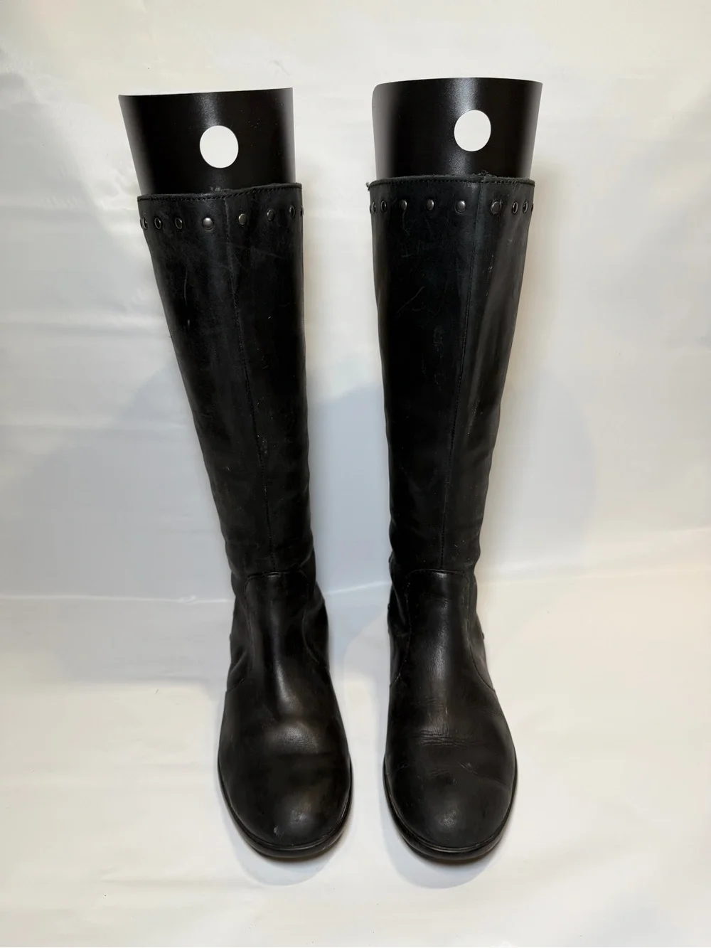 Born Women’s Size 9 M Black Leather Upper High Knee Zipper Casual Boots